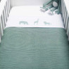 Jollein Decke Basic Knit 75x100 cm Forest Green Babydecke | befox.ch