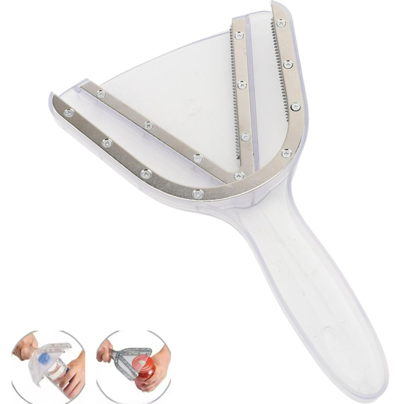 Multifunktionaler Dosenöffner & Glasöffner mit Doppelzahn