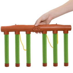 Drop Stick Game, Fangstöcke-Spiel, Reaktionstrainer Grün