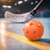 Unihockey Bälle 6 Stück Orange