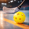 Unihockey Bälle 6 Stück Gelb