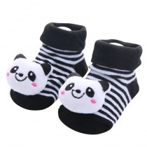 Rutschfeste Babysocken, Anti-Rutsch-Socken, 0-12 Monate Panda