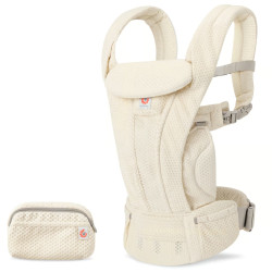 Ergobaby Omni Deluxe Mesh Babytrage Cloud White