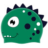 Silikon Kinder-Badekappe – Dino Splash Grün