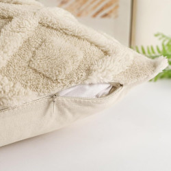 2er Set Boho-Kissenbezüge 50x50 cm Beige | befox.ch
