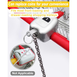 Einkaufswagenschlüssel Metall Schlüsselanhänger | befox.ch