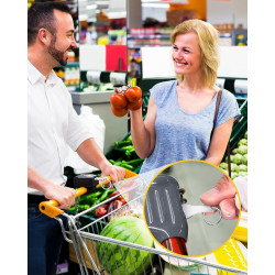 Einkaufswagenschlüssel Metall Schlüsselanhänger | befox.ch