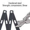 Faltbares Fahrradschloss 80 cm kompakt & sicher | befox.ch