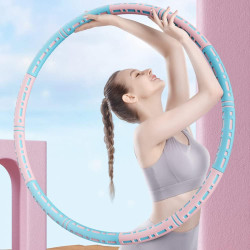 Hula Hoop Reifen Ø90 cm Fitness Bauchtrainer Pink Blau | befox.ch