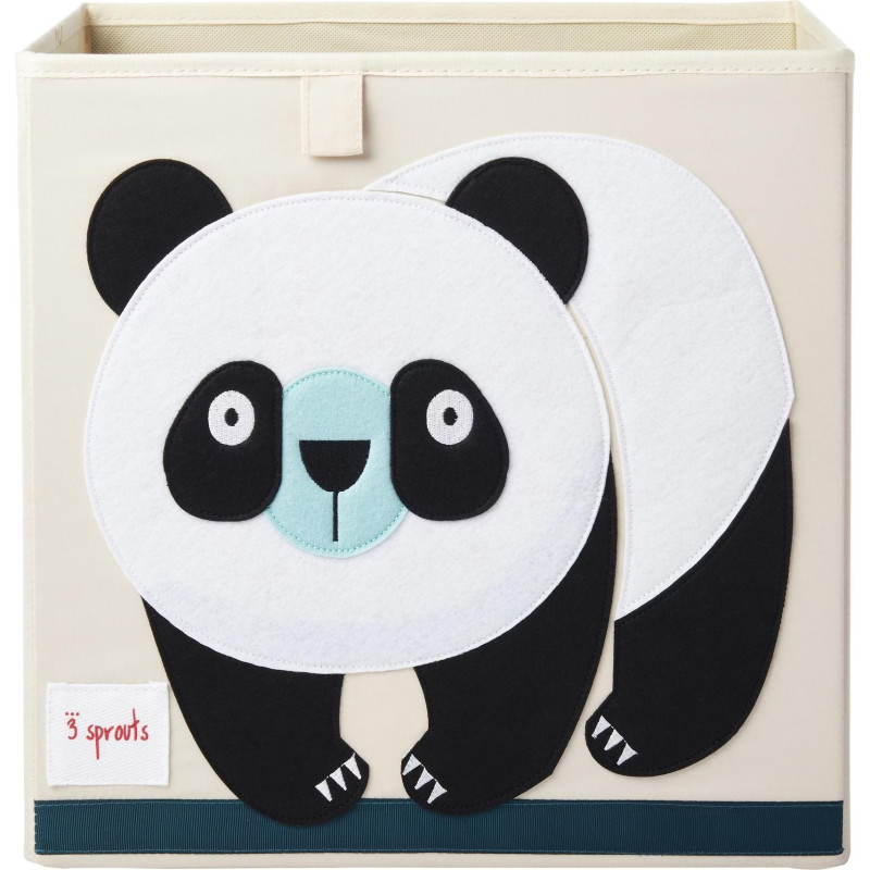 3 Sprouts Spielzeugbox Panda