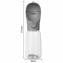 Hundetrinkflasche 550ml – Wasserflasche für Hunde unterwegs | befox.ch