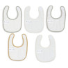 Jollein Lätzchen Jersey Wasserdicht 5er Set Tiny Park | befox.ch
