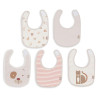 Jollein Lätzchen Jersey Wasserdicht - 5 Stück - Animal Friends