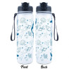 Trinkflasche mit Strohhalm – Wasserflasche 1000 ml Sea Life Blue