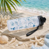 Trinkflasche mit Strohhalm – Wasserflasche 1000 ml Sea Life Blue