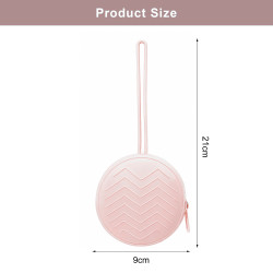 Silikon Schnullerbox Organizer Tasche Rosa BPA frei | befox.ch
