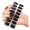 Aufkleber für Fingernägel, Nagellack Sticker Schwarz