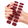 Aufkleber für Fingernägel, Nagellack Sticker Weinrot