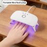 Mini UV LED Nagellampe 12W USB faltbar | befox.ch