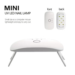 Mini UV LED Nagellampe 12W USB faltbar | befox.ch