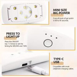 Mini UV LED Nagellampe