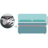 Fillikid Bettgitter Hugo 135x50 cm Grau | befox.ch