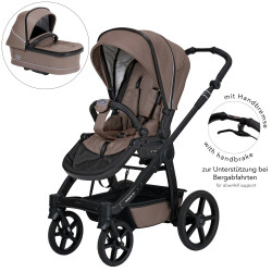 Hartan Rock IT OUTDOOR mit Handbremse und Babywanne 600 Toffee