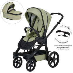Hartan Rock IT OUTDOOR mit Handbremse und Babywanne 603 Lime