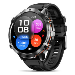 Smartwatch TX3 AMOLED 1.73 Zoll Schwarz Orange