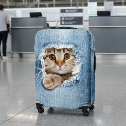 Kofferhülle – Elastischer Kofferschutz – Grösse M Travel Cat