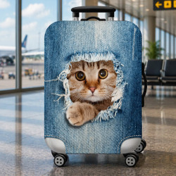 Kofferhülle – Elastischer Kofferschutz – Grösse M Travel Cat