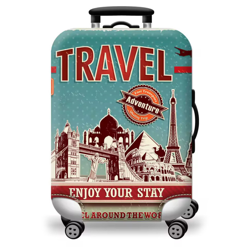 Kofferhülle – Elastischer Kofferschutz – Grösse M Enjoy Your Stay