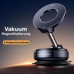 Magnetische Handyhalterung mit Vakuum-Saugnapf – 360° drehbar und faltbar