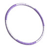Premium Hula Hoop Reifen Ø90 cm – abnehmbaren Segmente Lila/Weiss