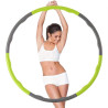 Hula Hoop Reifen Ø95 cm – abnehmbaren Segmente Grün / Grau