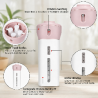 4-in-1 Reiseflaschen Set Flüssigkeitsspender | befox.ch