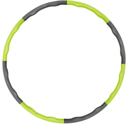 Hula Hoop Reifen Ø95 cm – abnehmbaren Segmente Grün / Grau