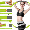 Hula Hoop Reifen 95 cm Grün Grau 1 kg | befox.ch