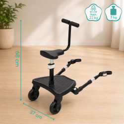Fillikid Buggyboard FlexiRide mit Sitz universal | befox.ch