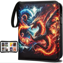 Pokemon Sammelalbum, Sammelordner, Aufbewahrungstasche für 400 Karten Mystic Energy Dragon