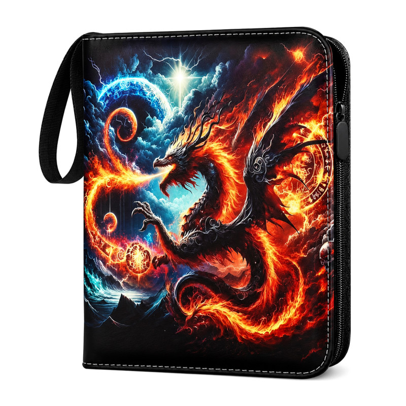 Pokemon Sammelalbum, Sammelordner, Aufbewahrungstasche für 400 Karten Mystic Energy Dragon