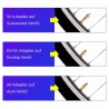 35 Fahrradpumpenadapter-Set, Fahrradreifenventil-Konverter-Adapter-Düsen-Nadeln