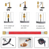 49-teiliges Ventiladapter-Set für Fahrrad & Ball | befox.ch