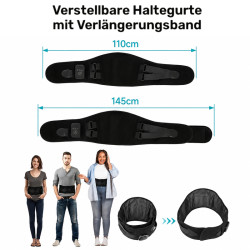 Heiz-Massagegürtel mit Lendenstütze | befox.ch