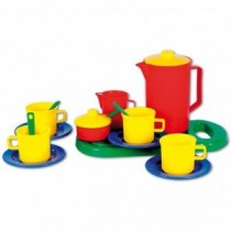 Dantoy Kaffee-Set mit Schneidebrett 16-teilig