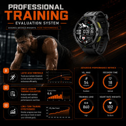 Outdoor GPS Smartwatch C31 Schwarz | befox.ch