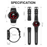 Outdoor GPS Smartwatch C31 Schwarz