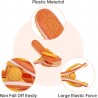 Paar Flip-Flop Strandtuch-Clips, Strandtuch Klammer - Sonnen-Design, Orange/Gelb