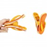 Paar Flip-Flop Strandtuch-Clips, Strandtuch Klammer - Sonnen-Design, Orange/Gelb