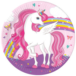 36-teiliges Einhorn Party-Set Kindergeburtstag | befox.ch